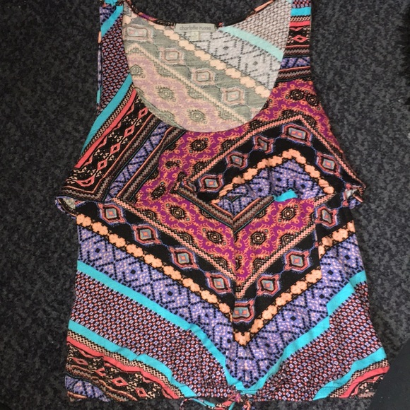 Charlotte Russe tie tank - Picture 1 of 3
